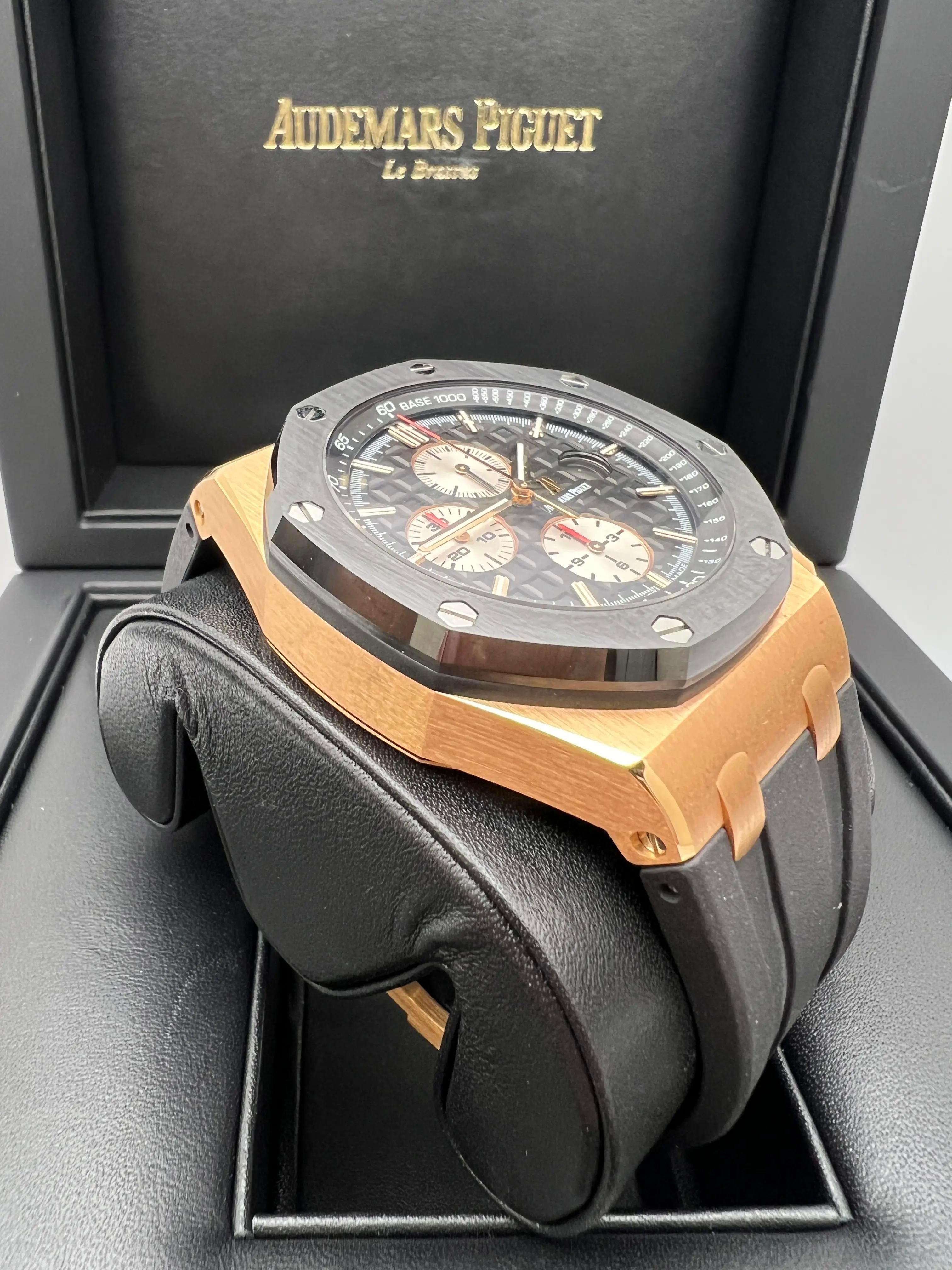Audemars Piguet Montre Royal Oak Offshore 44mm Rose Gold 26401RO.OO Box Papers en vente 4
