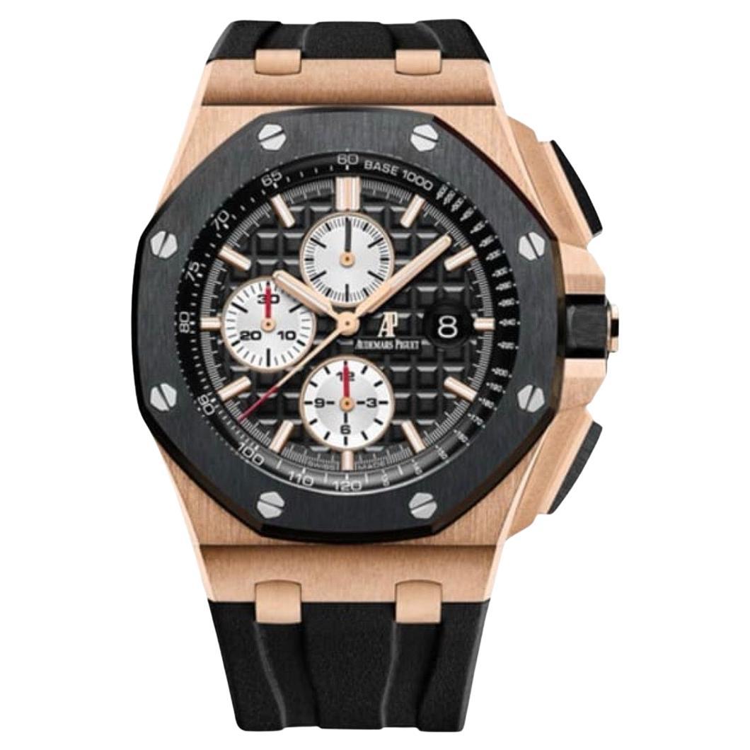 Audemars Piguet Royal Oak Offshore 44mm Rose Gold Watch 26401RO.OO Box Papers