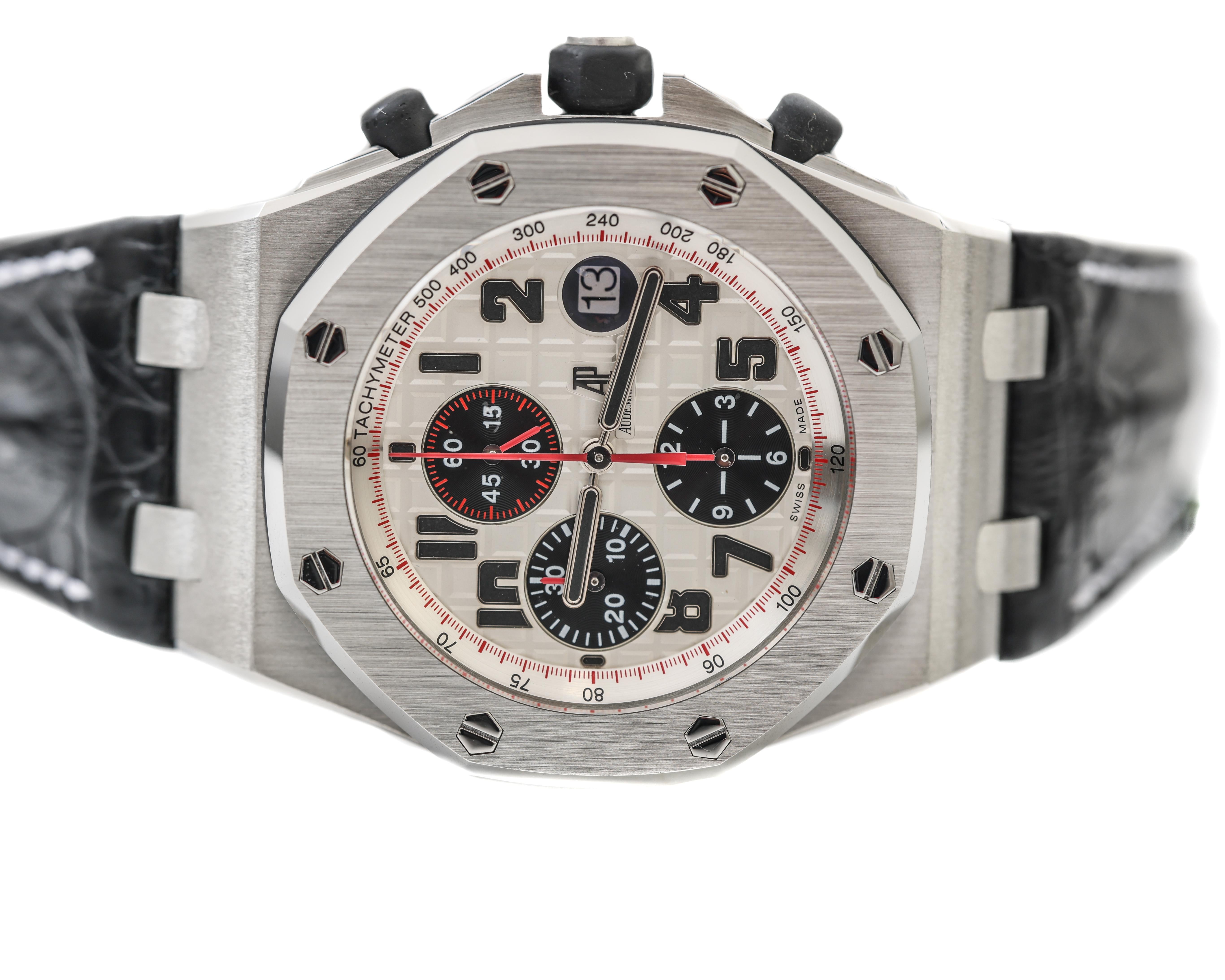 Excellent Condition, Original Retail was North of $26,000

Ref: 26170ST.OO.D101CR.02

Audemars Piguet

Royal Oak Offshore Men's 
