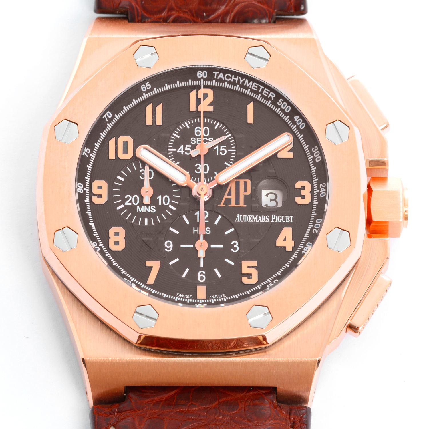 Audemars Piguet Royal Oak Offshore Arnold's All-Star Men's Watch 26158OR.OO.A801 In Excellent Condition In Dallas, TX