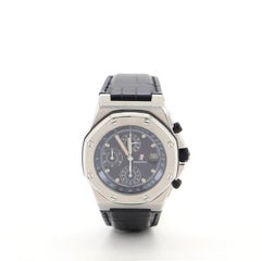 Audemars Piguet Royal Oak Offshore Automatic Watch Stainless Steel and Alligator