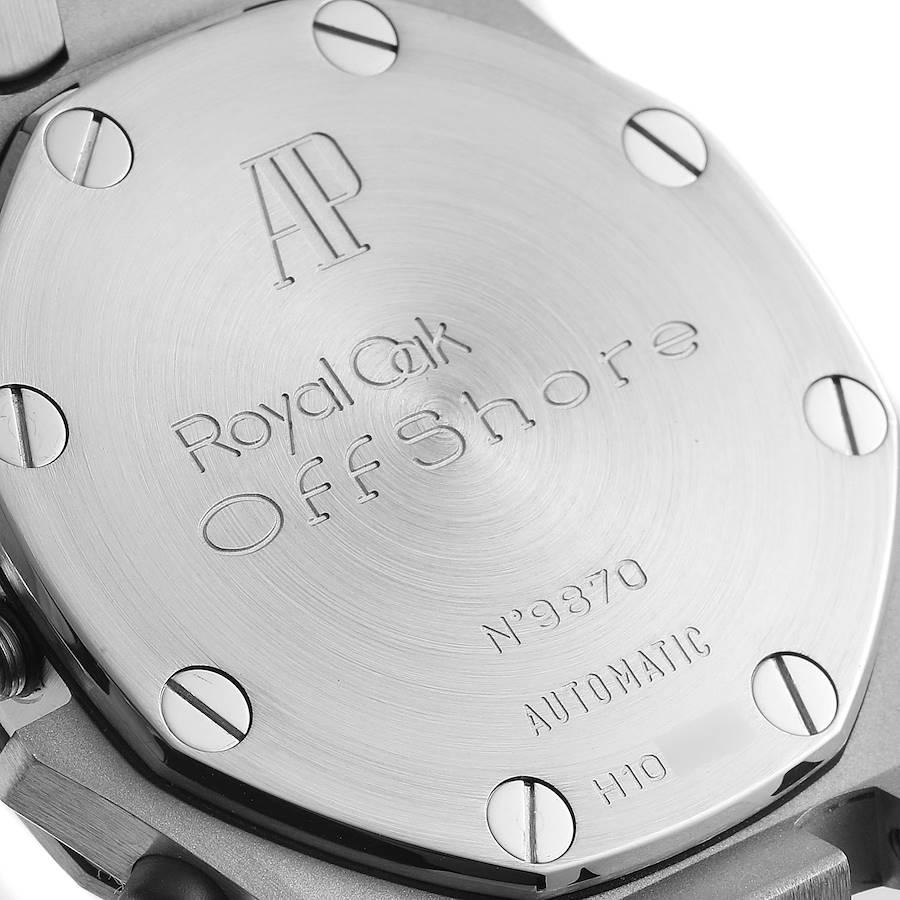 Chronograph-Uhr mit schwarzem Zifferblatt von Audemars Piguet Royal Oak Offshore 26170ST im Angebot 2