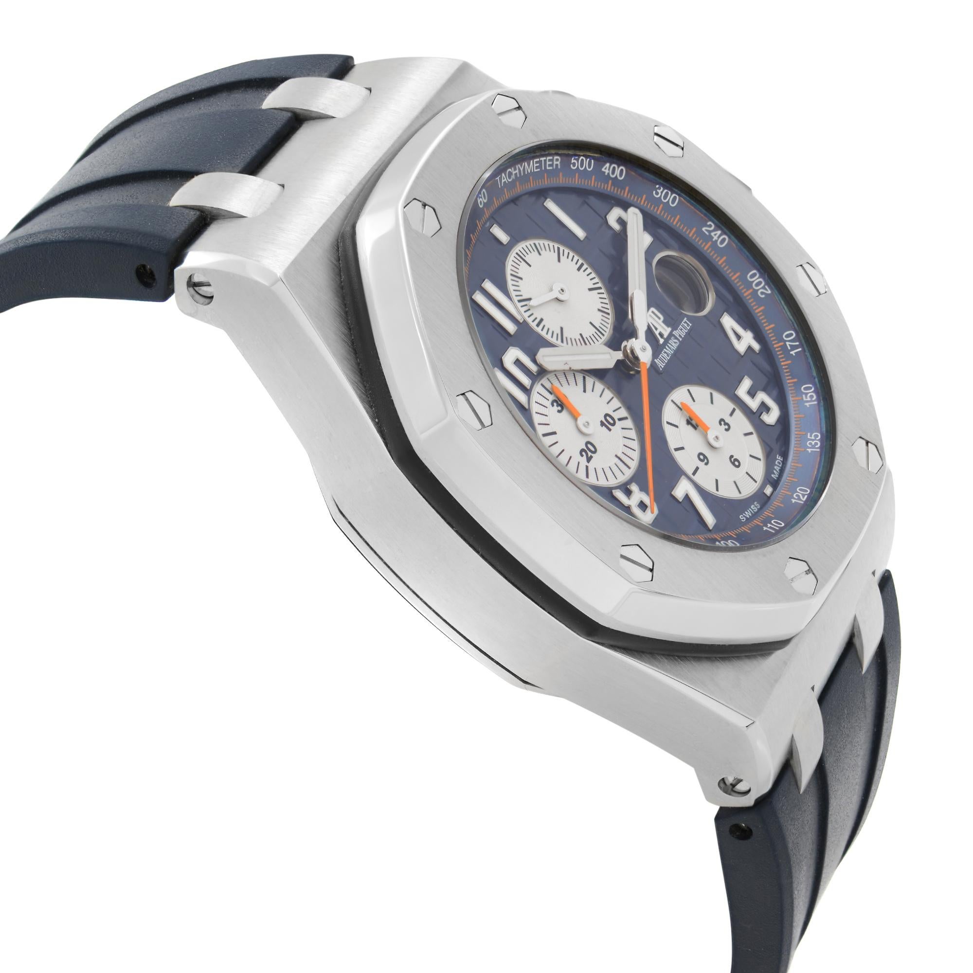 Men's Audemars Piguet Royal Oak Offshore Blue Dial Mens Watch 26470ST.OO.A027CA.01