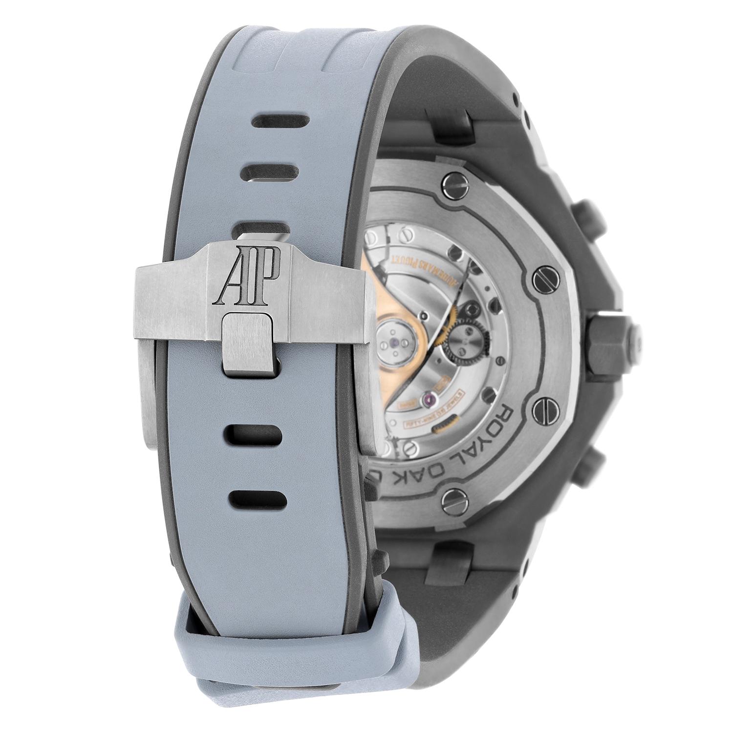 Audemars Piguet Royal Oak Offshore Chrono Ghost 42mm Titanium and Ceramic New For Sale 3