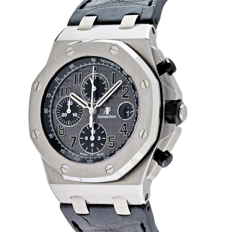 Audemars Piguet Royal Oak Offshore Chronograph 42mm Steel Grey Dial ...