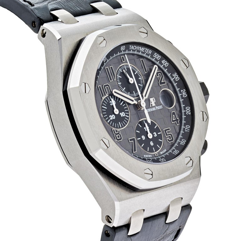 Audemars Piguet Royal Oak Offshore Chronograph 42mm Steel Grey Dial ...
