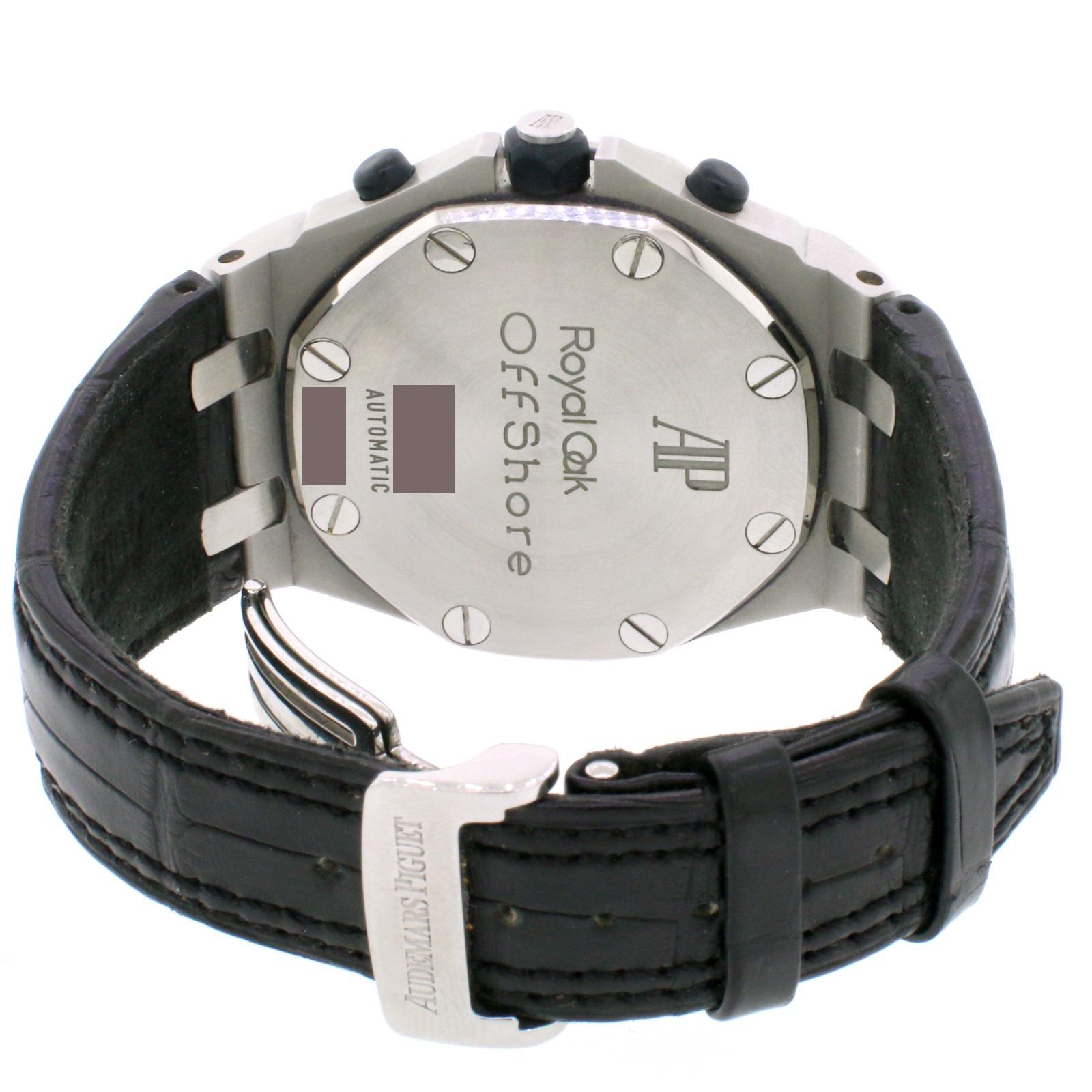 Audemars Piguet Royal Oak Offshore Chronograph Steel Watch For Sale 1