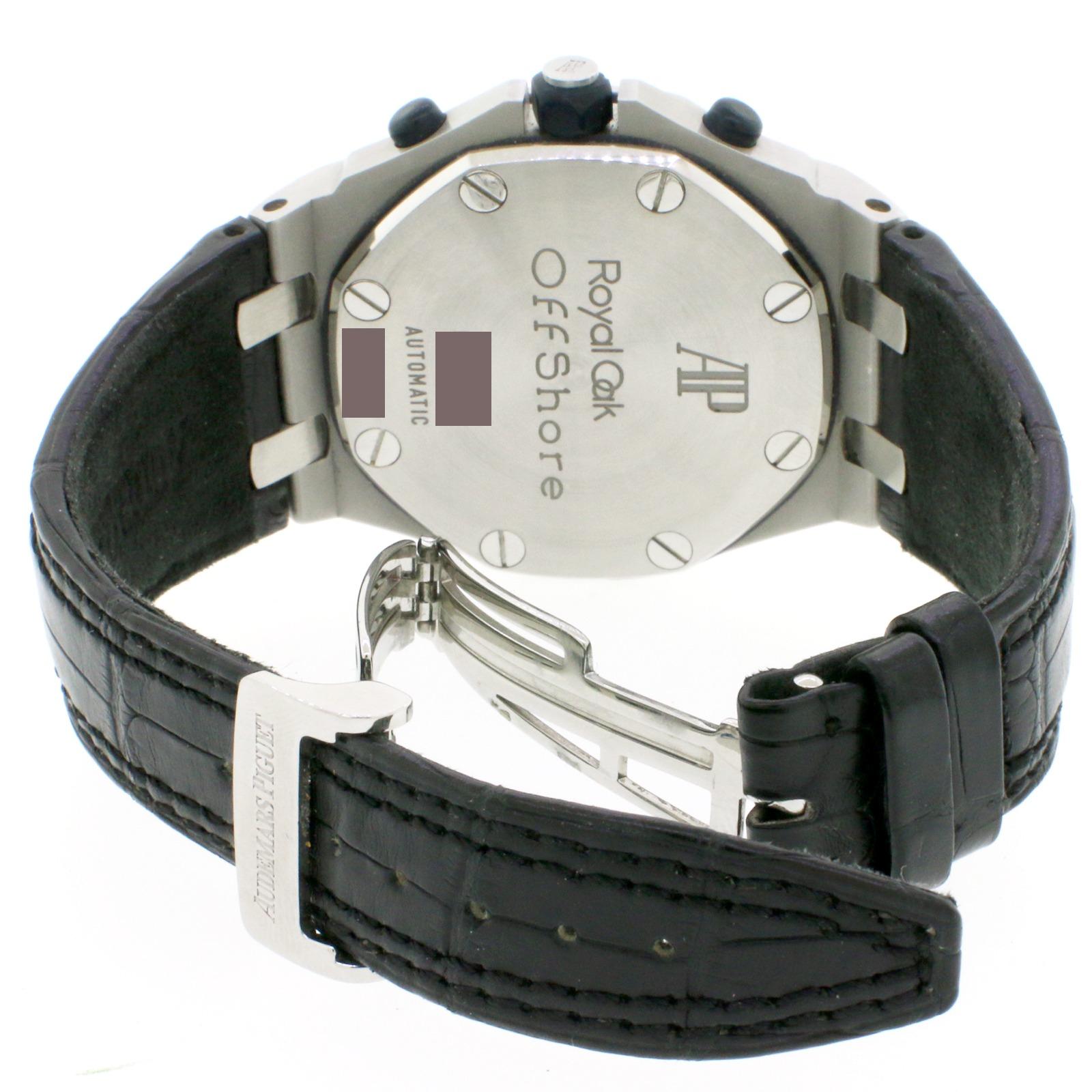 Audemars Piguet Royal Oak Offshore Chronograph Steel Watch For Sale 2