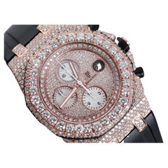 Audemars Piguet Royal Oak Offshore Chronograph Fully Diamond Rose Gold Watch