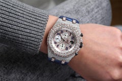 Audemars Piguet Royal Oak Offshore Chronograph Fully Iced Out Custom Diamond