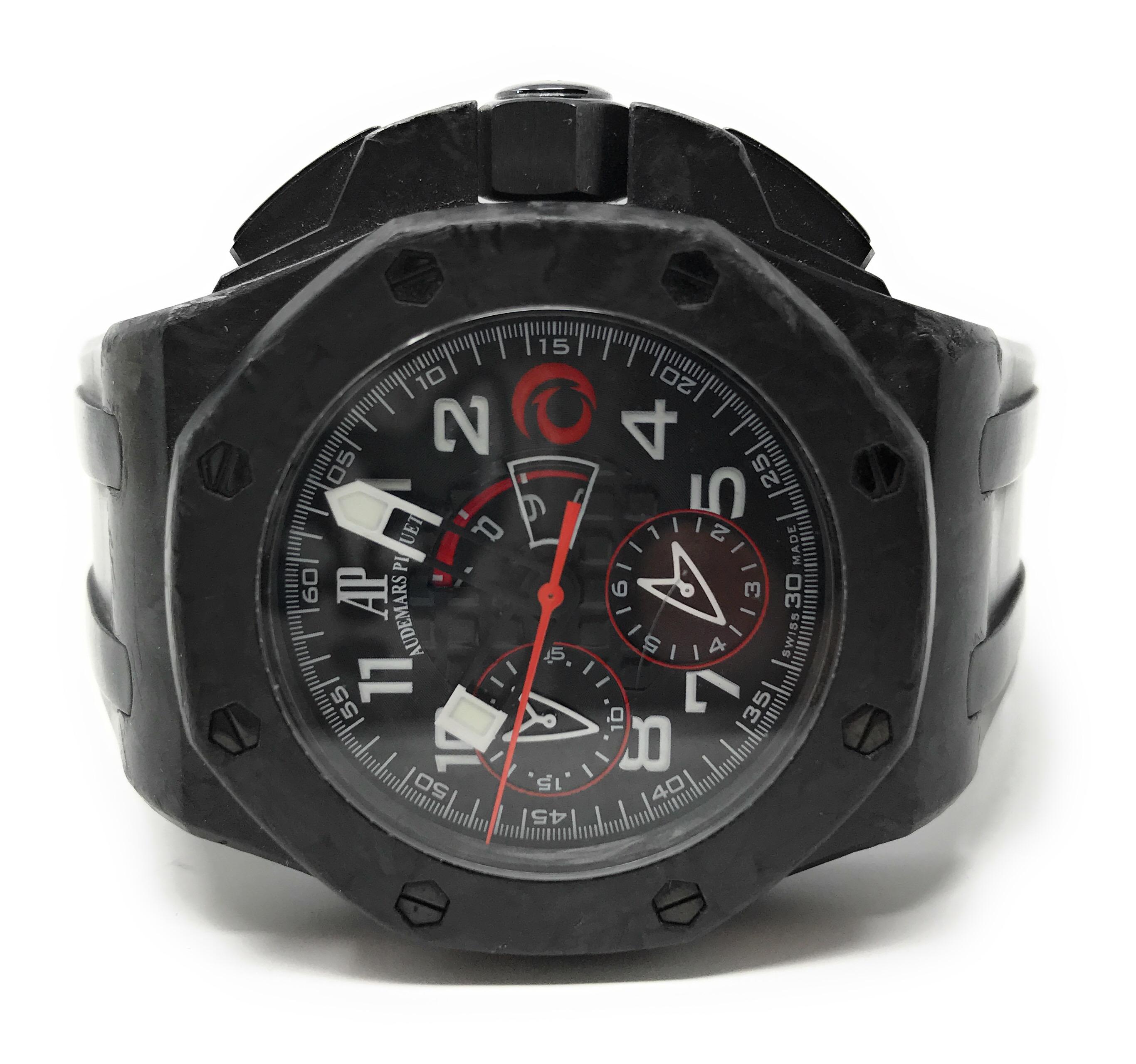 Women's or Men's Audemars Piguet Royal Oak Offshore Chronograph Limited Edition Alinghi For Sale