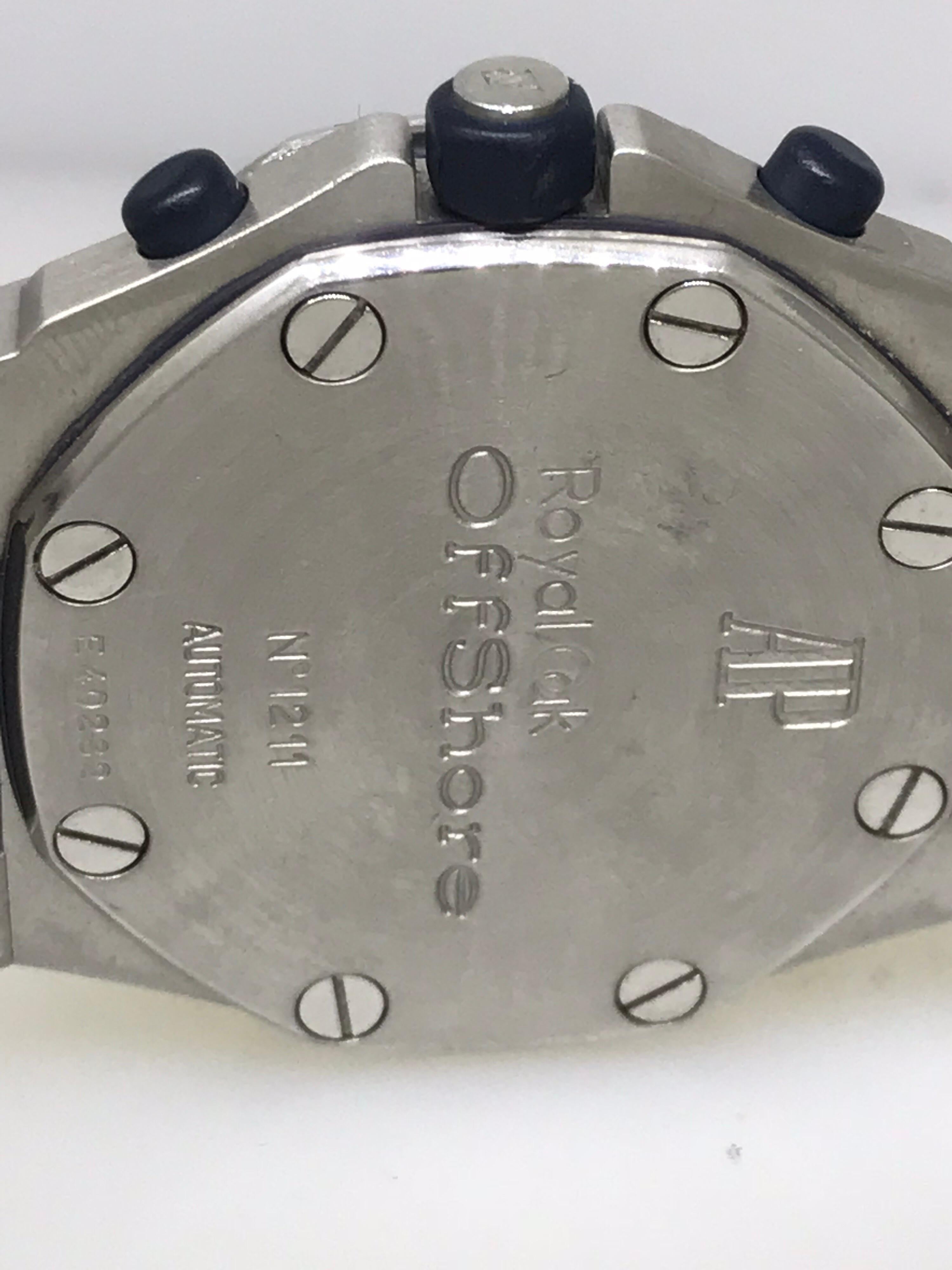 Audemars Piguet Royal Oak Offshore Chronograph Men's Watch 25721ST.OO.1000ST.05 For Sale 5