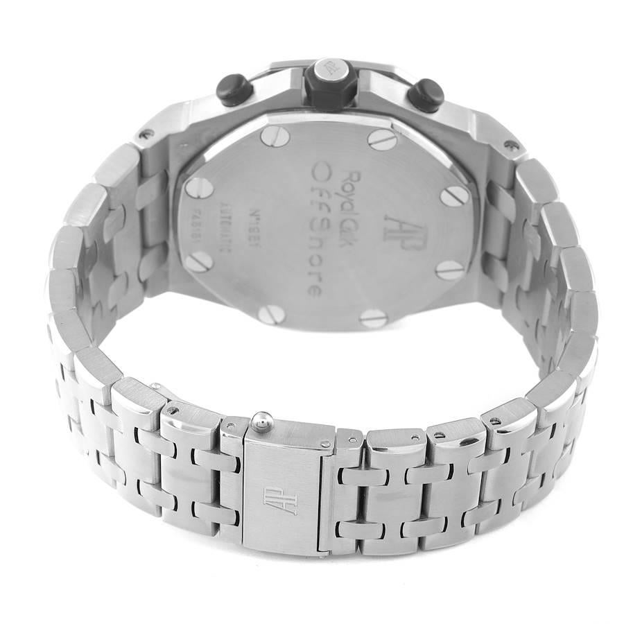Audemars Piguet: Offshore-Chronograph-Herrenuhr 25721TI aus Royal Oak im Angebot 4