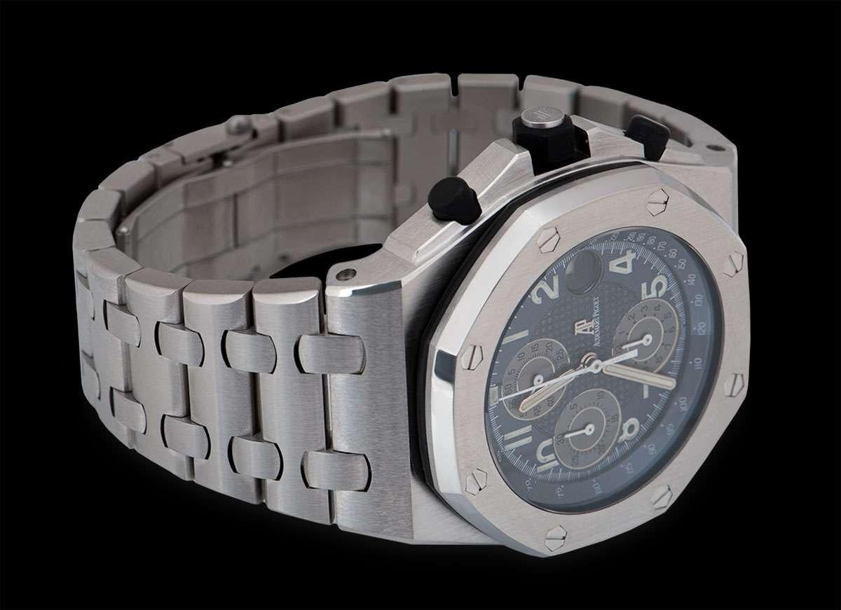 Audemars Piguet Royal Oak Offshore Chronograph Stainless Steel Blue Dial 1
