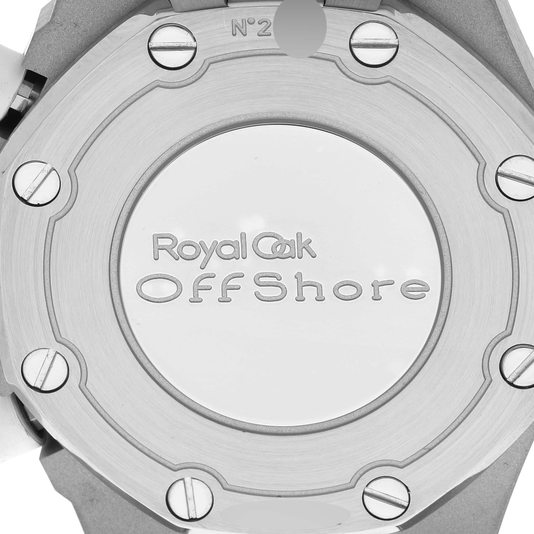 Audemars Piguet Royal Oak Offshore Chronograph Steel Watch 26283ST Box Papers For Sale 1