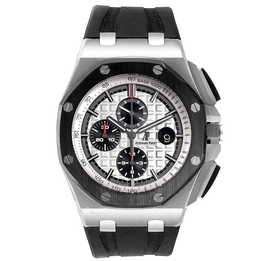 Audemars Piguet Royal Oak Offshore Chronograph Watch 26400 Box Papers In Excellent Condition In Atlanta, GA