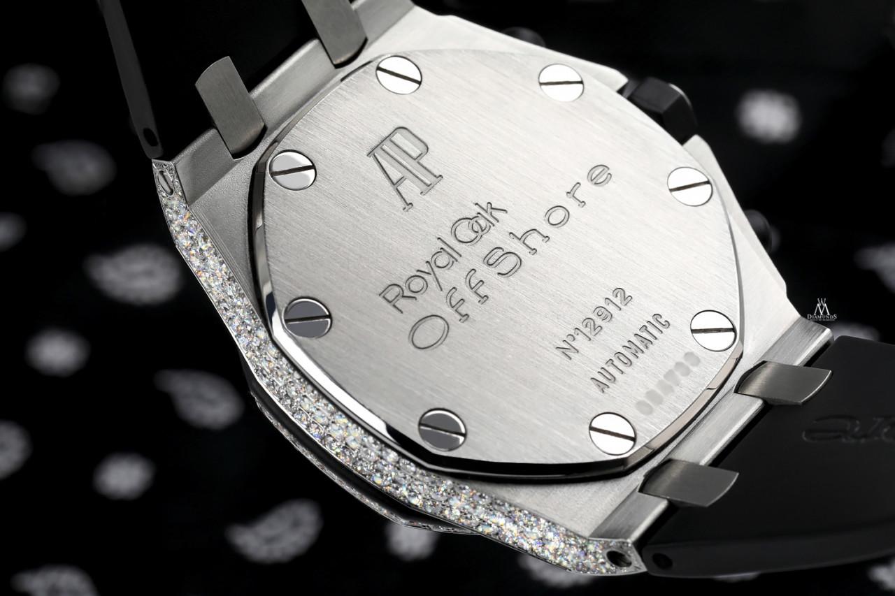 Men's  Audemars Piguet Royal Oak Offshore Customized with Genuine Diamonds Watch For Sale