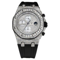 Reloj Audemars Piguet Royal Oak Offshore personalizado con diamantes auténticos