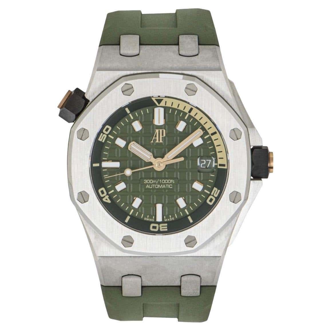 Audemars Piguet Royal Oak Offshore Diver 15720ST.OO.A052CA.01 For Sale ...