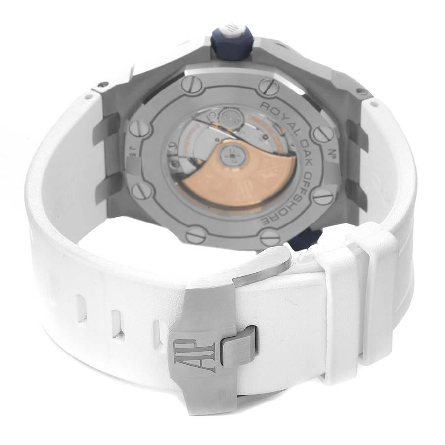 Audemars Piguet Royal Oak Offshore Diver Stahl-Herrenuhr 15710ST Box Papiere im Angebot 4