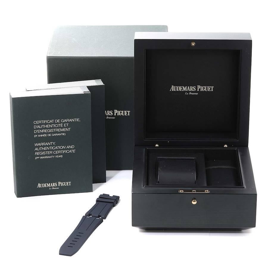 Audemars Piguet Royal Oak Offshore Diver Stahl-Herrenuhr 15710ST Box Papiere im Angebot 6