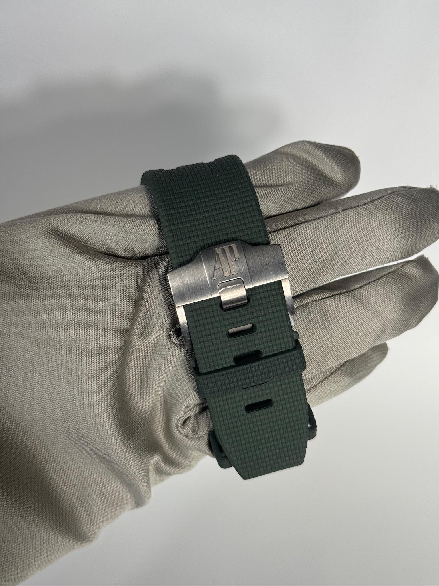 Audemars Piguet Royal Oak Offshore Green Dial 44mm 2020 WN: 3000-0000-0022-3321 8