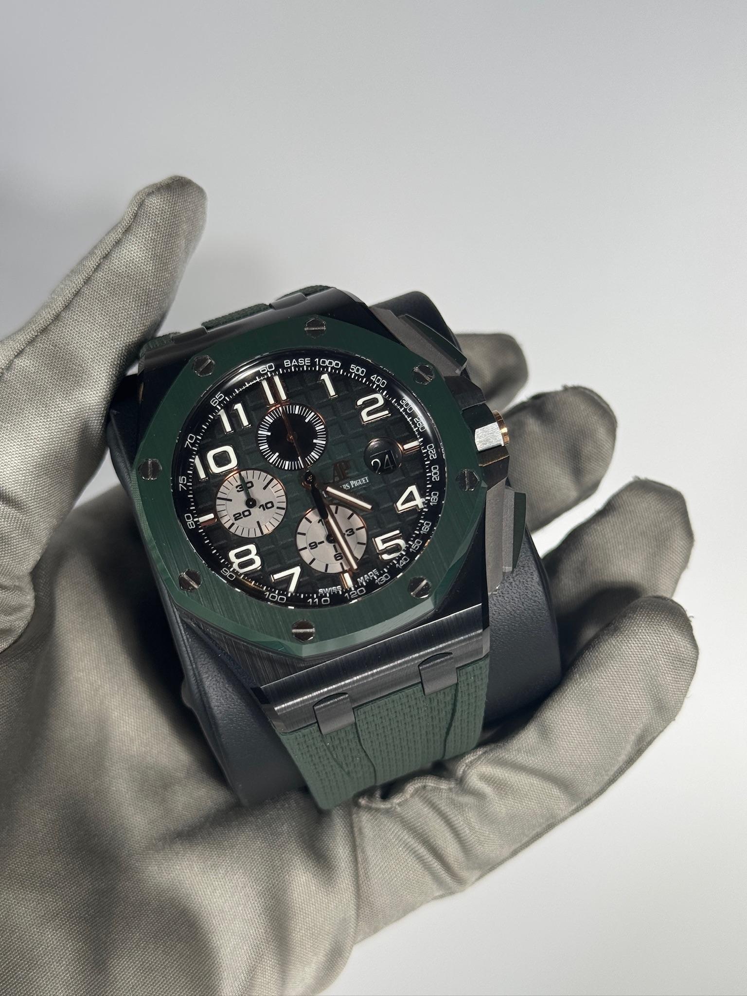 Audemars Piguet Royal Oak Offshore Green Dial 44mm 2020 WN: 3000-0000-0022-3321 10