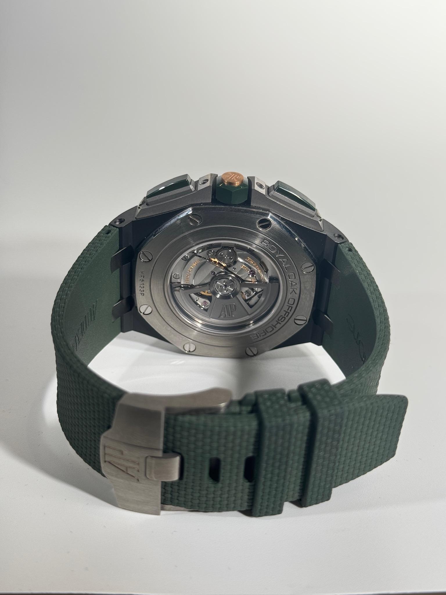 Audemars Piguet Royal Oak Offshore Green Dial 44mm 2020 WN: 3000-0000-0022-3321 11