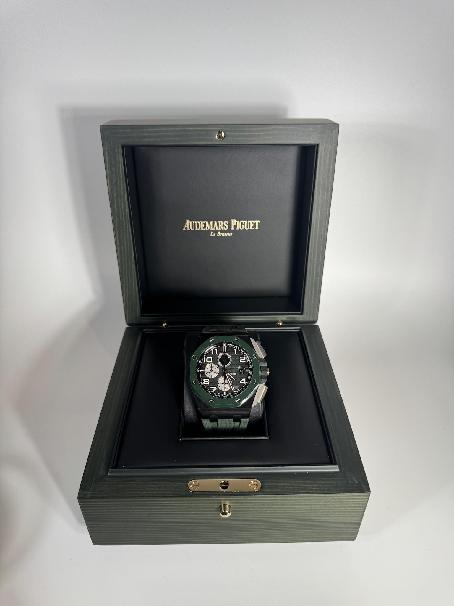 Women's or Men's Audemars Piguet Royal Oak Offshore Green Dial 44mm 2020 WN: 3000-0000-0022-3321