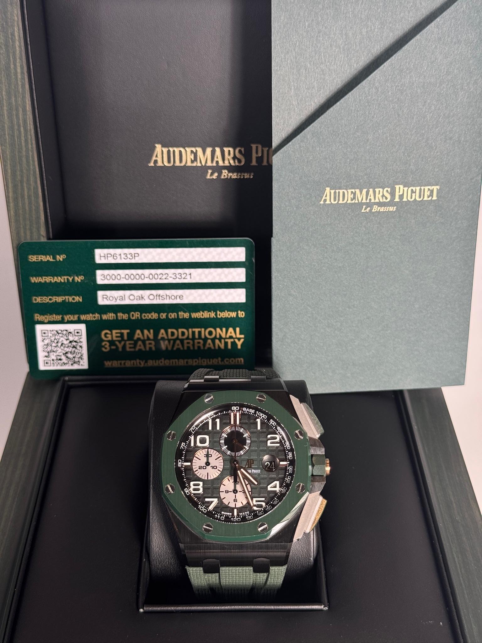 Audemars Piguet Royal Oak Offshore Green Dial 44mm 2020 WN: 3000-0000-0022-3321 1