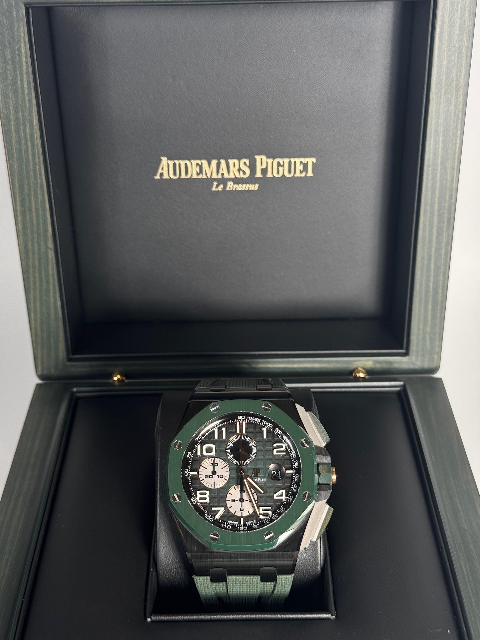 Audemars Piguet Royal Oak Offshore Green Dial 44mm 2020 WN: 3000-0000-0022-3321 2