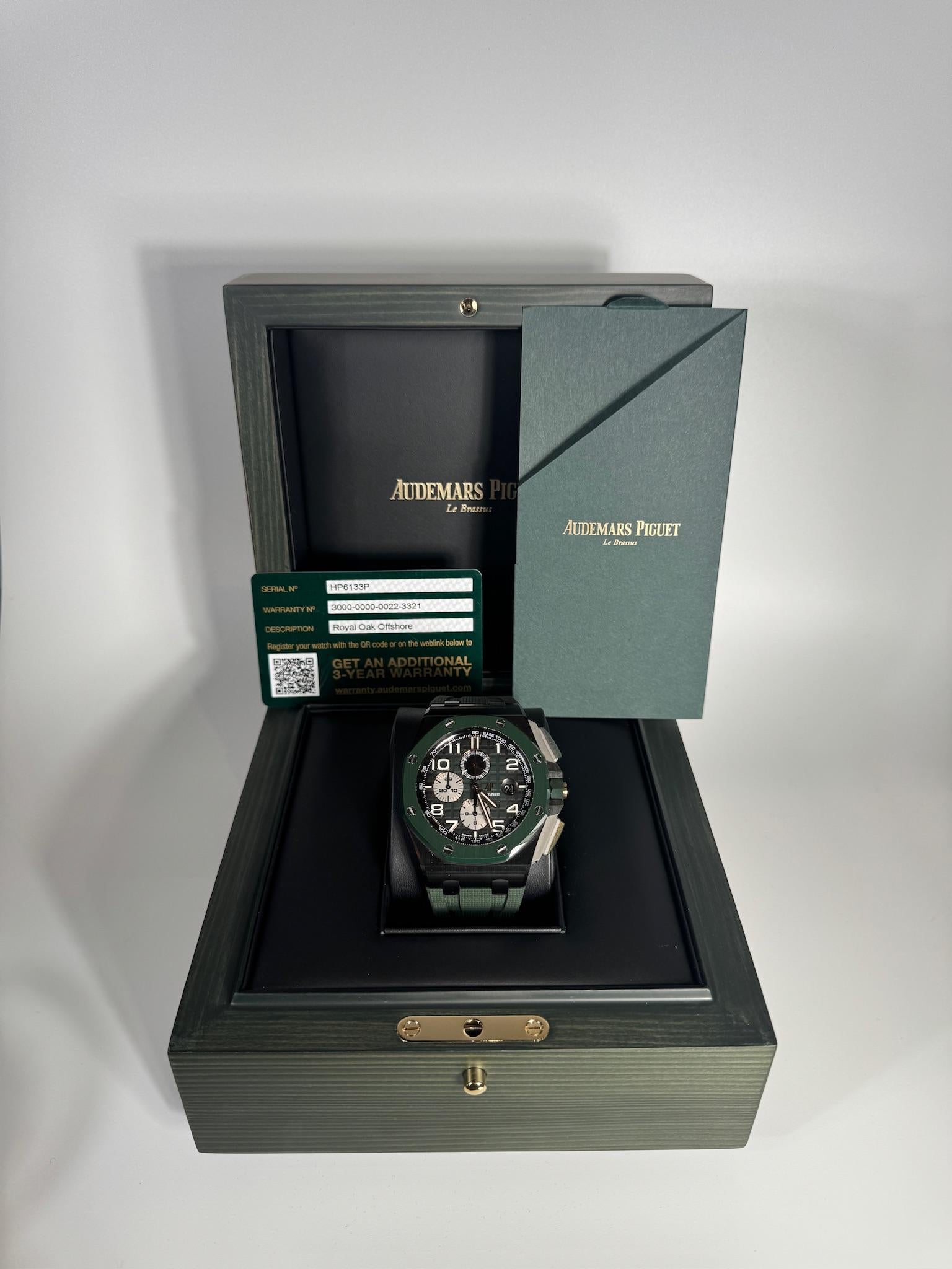 Audemars Piguet Royal Oak Offshore Green Dial 44mm 2020 WN: 3000-0000-0022-3321 3