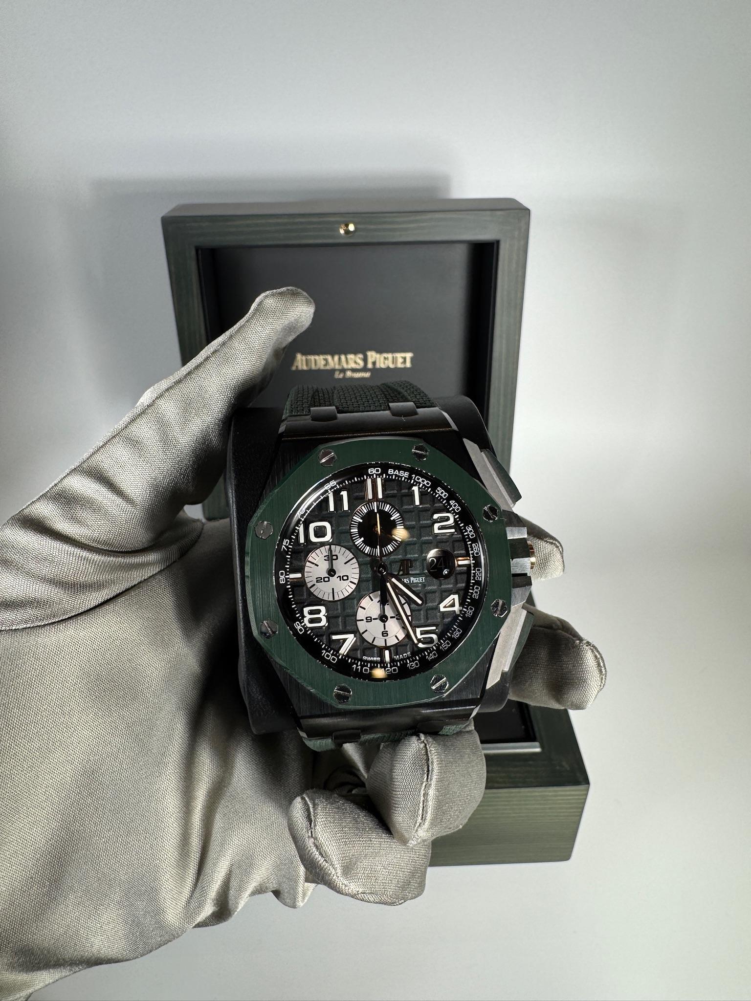Audemars Piguet Royal Oak Offshore Green Dial 44mm 2020 WN: 3000-0000-0022-3321 4
