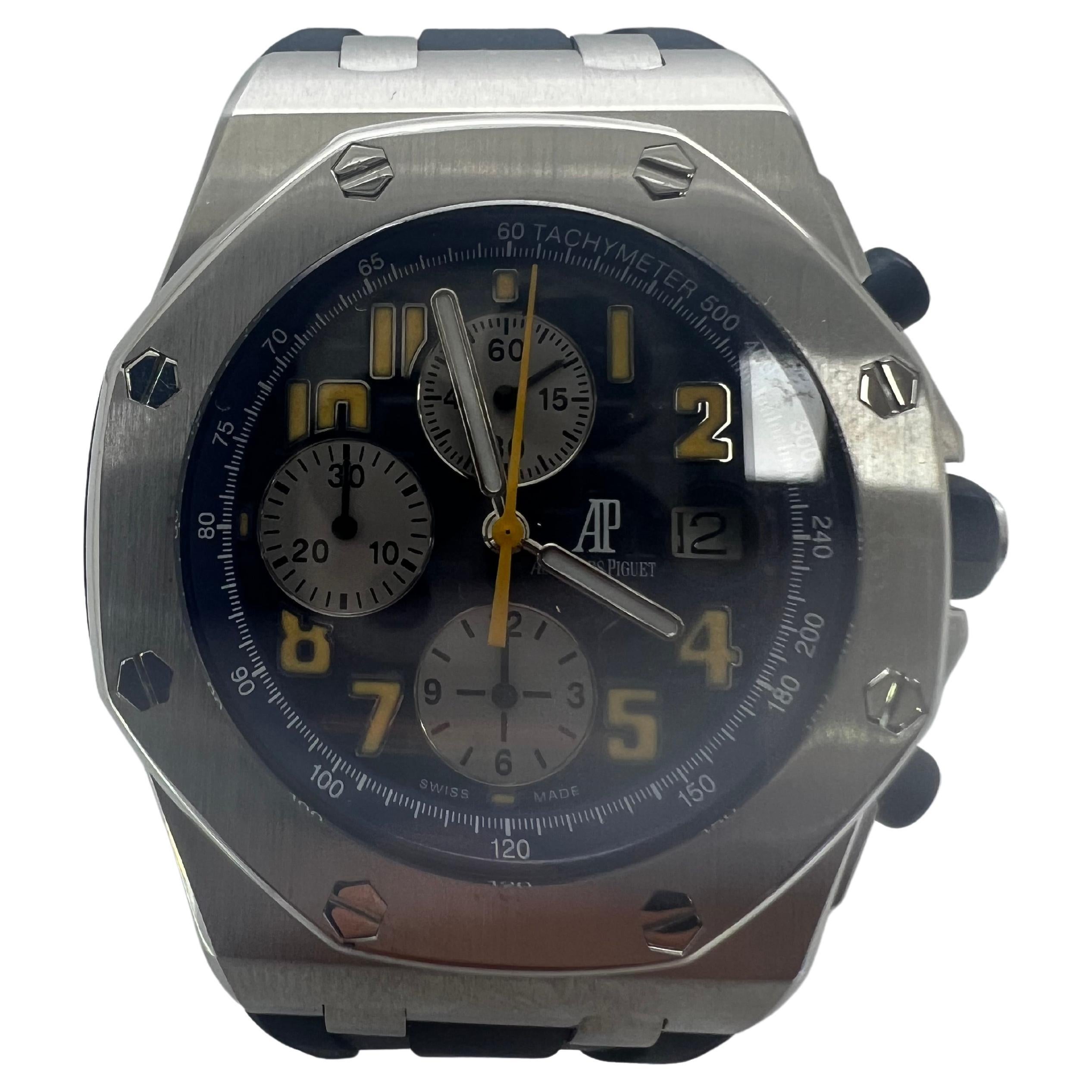 Audemars Piguet Royal Oak Offshore Limited 11 Pieces Blue Watch For Sale