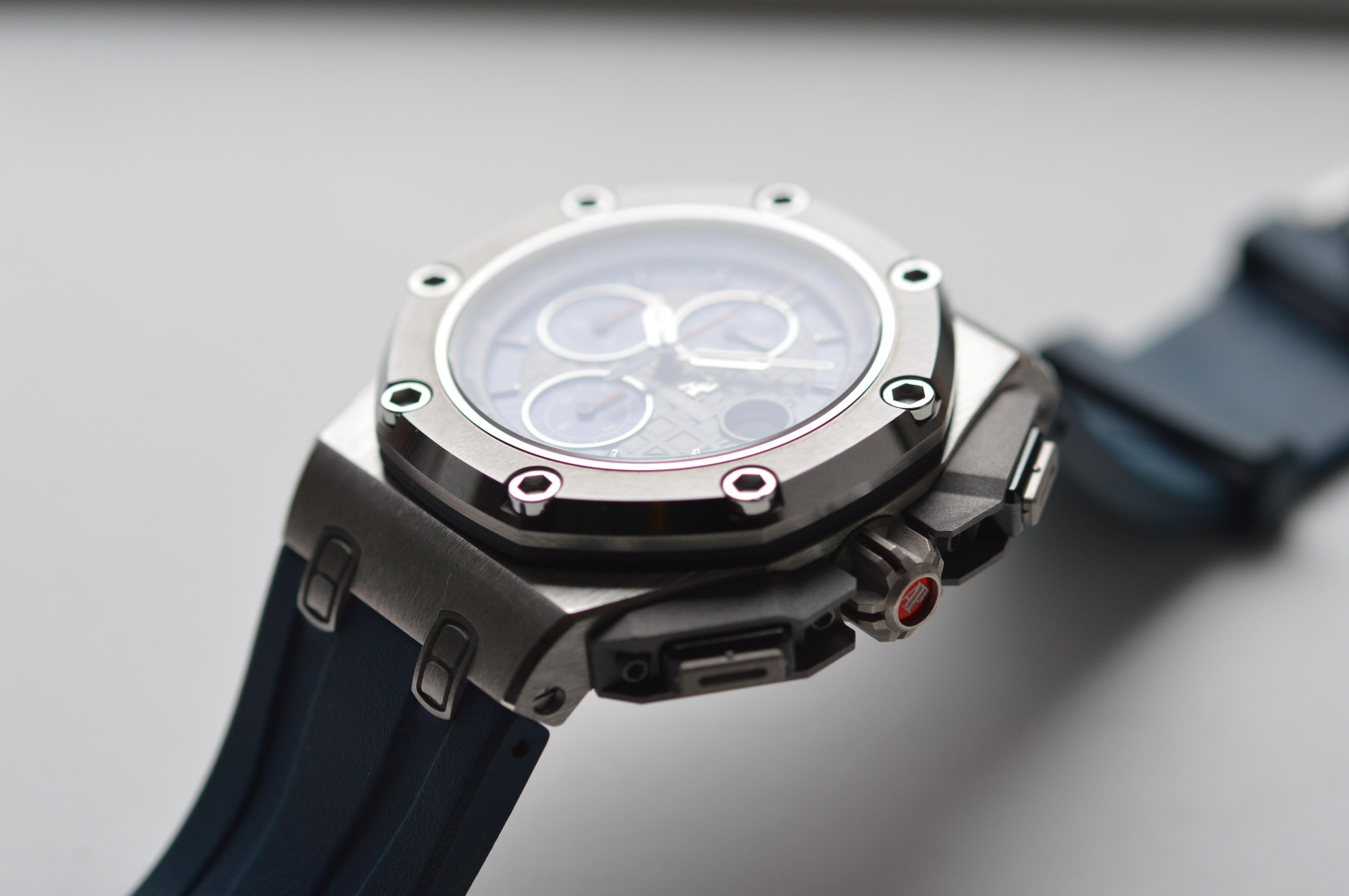 Audemars Piguet Royal Oak Offshore Edición Limitada Michael Schumacher Platino en venta 6