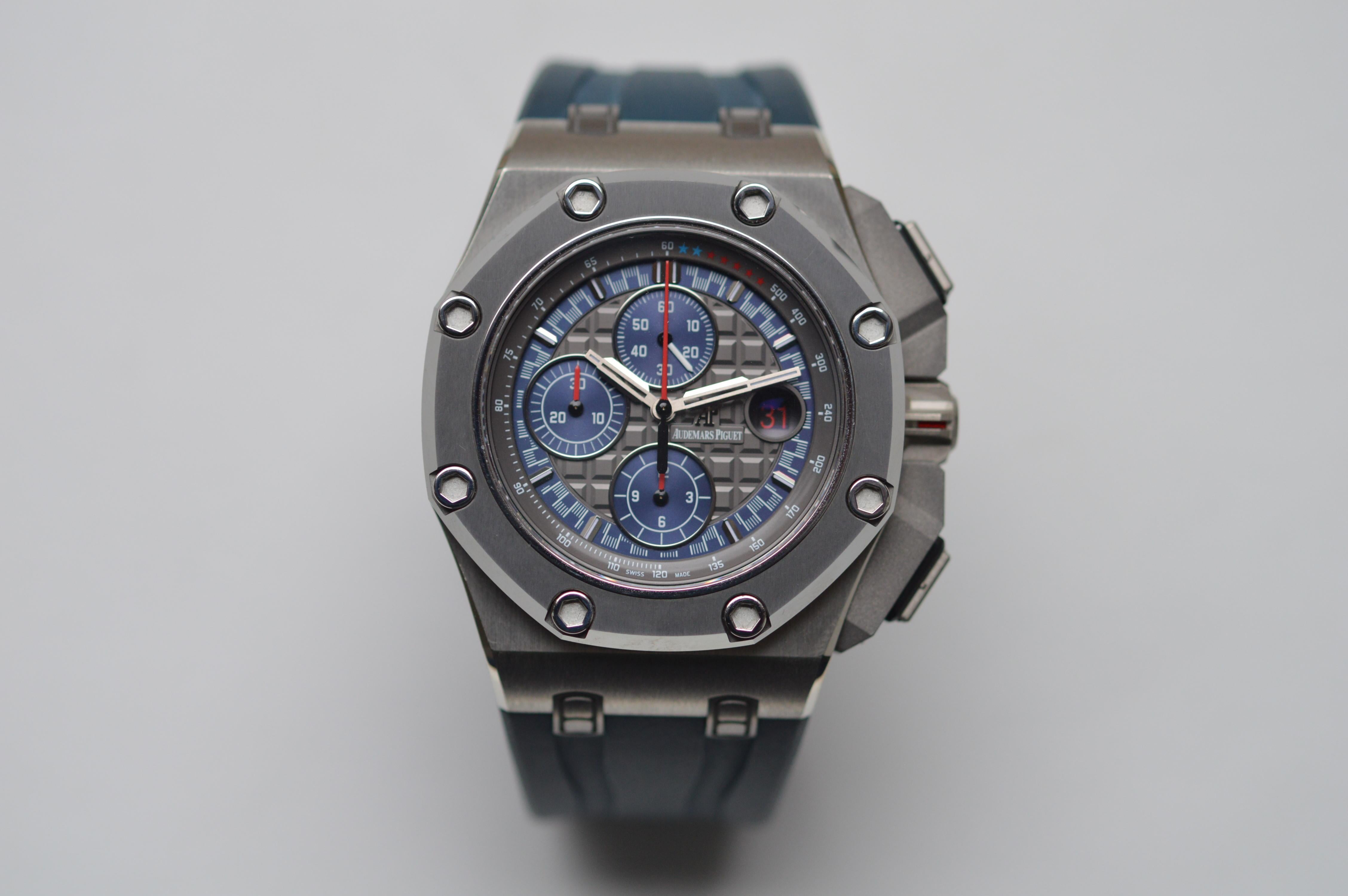 Audemars Piguet Royal Oak Offshore Limited Edition Michael Schumacher Platinum For Sale 4