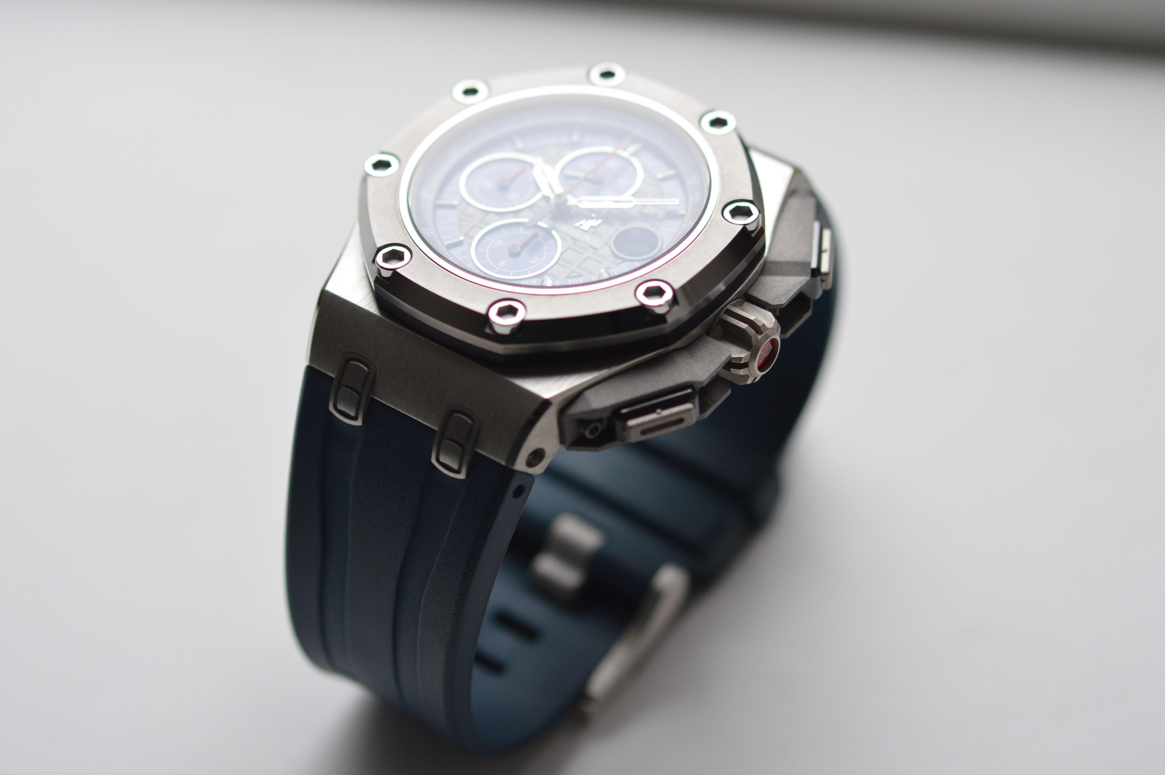 Audemars Piguet Royal Oak Offshore Edición Limitada Michael Schumacher Platino en venta 1