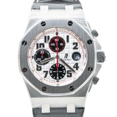Audemars Piguet Royal Oak Offshore Panda 26170ST Complete Watch AP Service 42mm