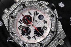 Audemars Piguet Royal Oak Offshore "Panda" Dial Customized with Genuine Diamonds