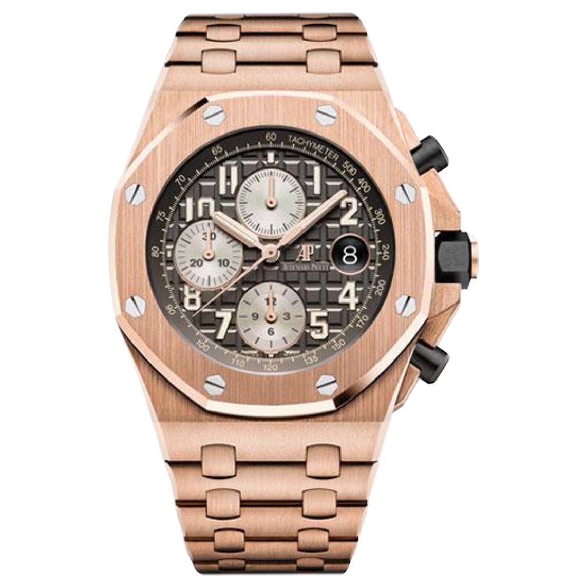 Audemars Piguet Royal Oak Offshore Pink Gold Men
s Watch 26470OR.OO.1000OR.02 For Sale