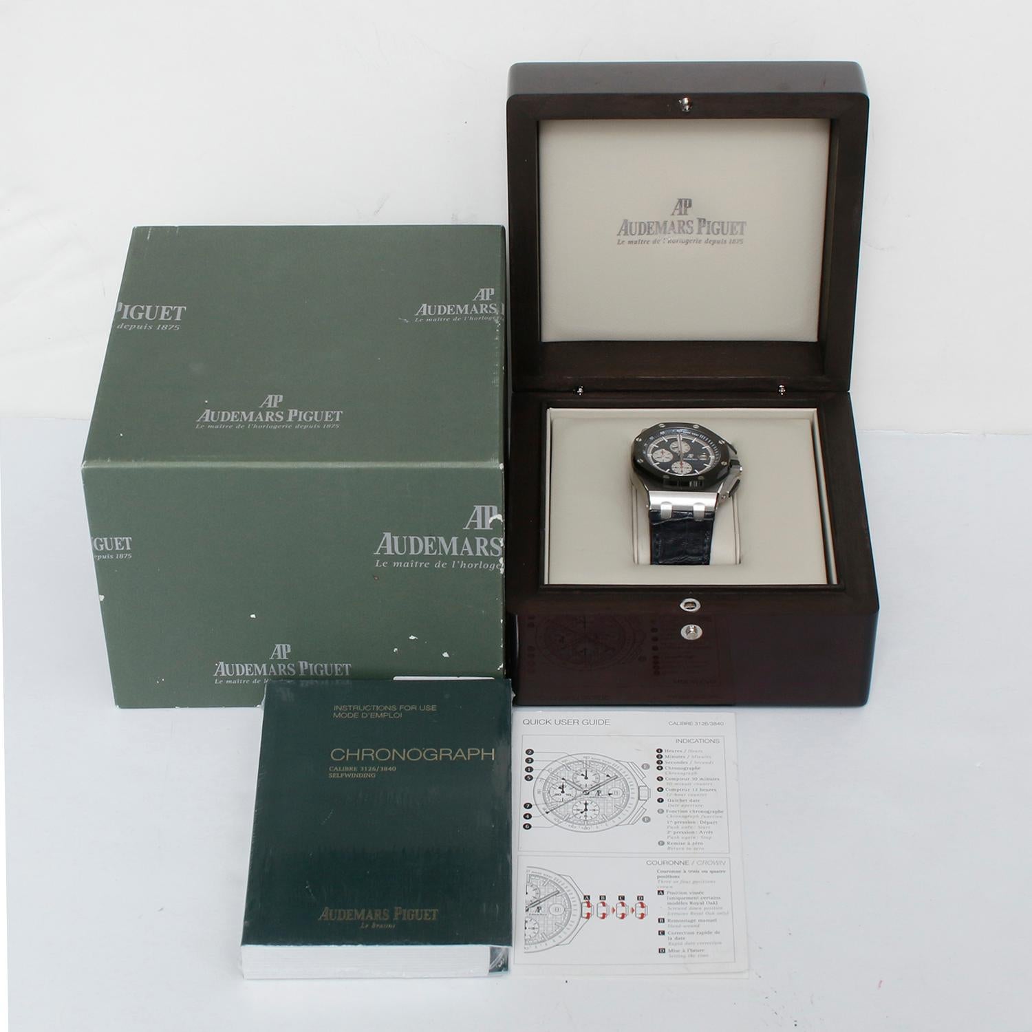 Audemars Piguet Royal Oak Offshore Platinum Men's Watch 26401PO.OO.A018CR.01 3