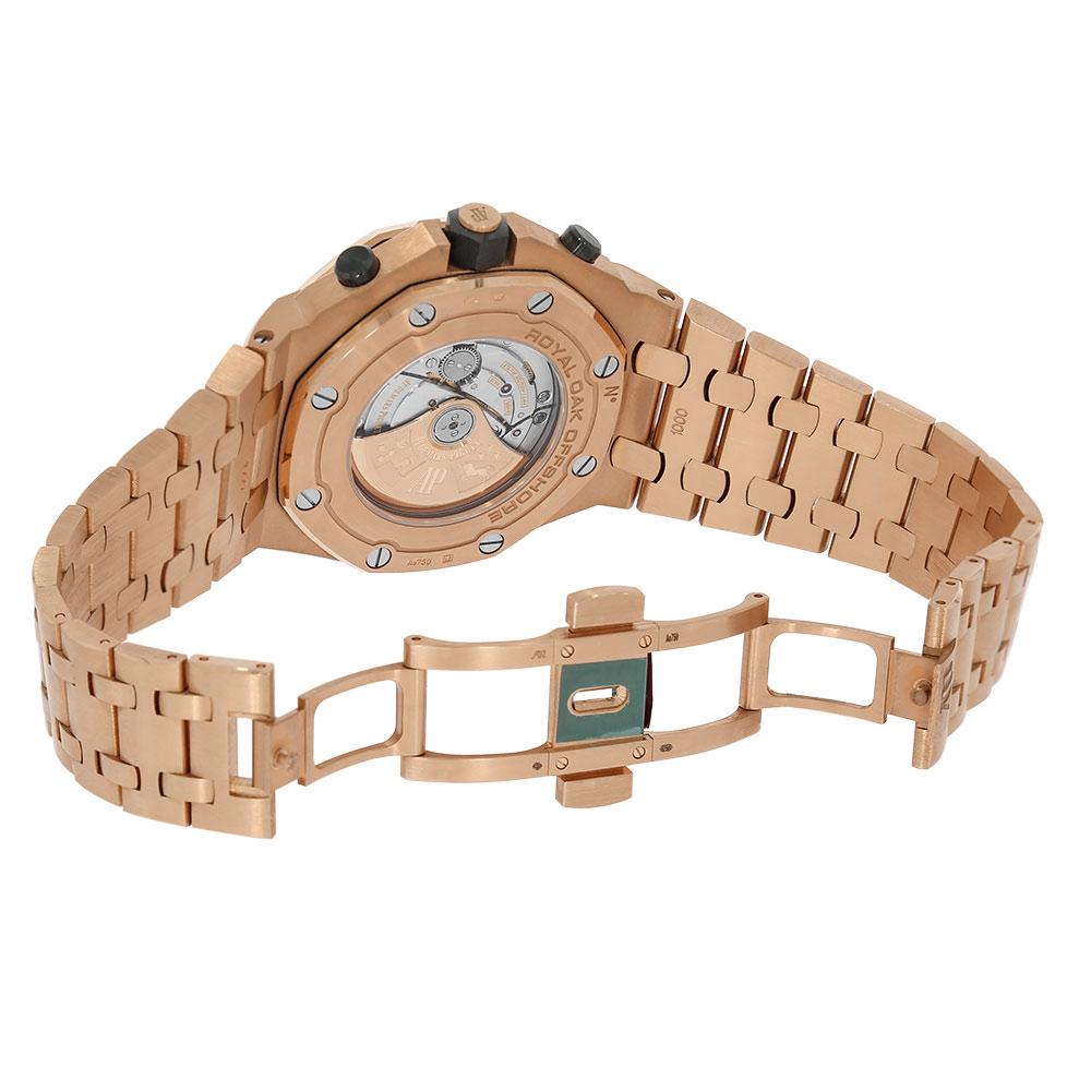Men's Audemars Piguet Royal Oak Offshore Rose Gold Watch 26470OR.OO.1000OR.01 For Sale