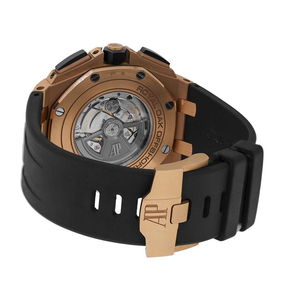 Audemars Piguet Royal Oak Offshore Rose Gold Watch 26401RO.OO.A002CA.02 In Excellent Condition In New York, NY