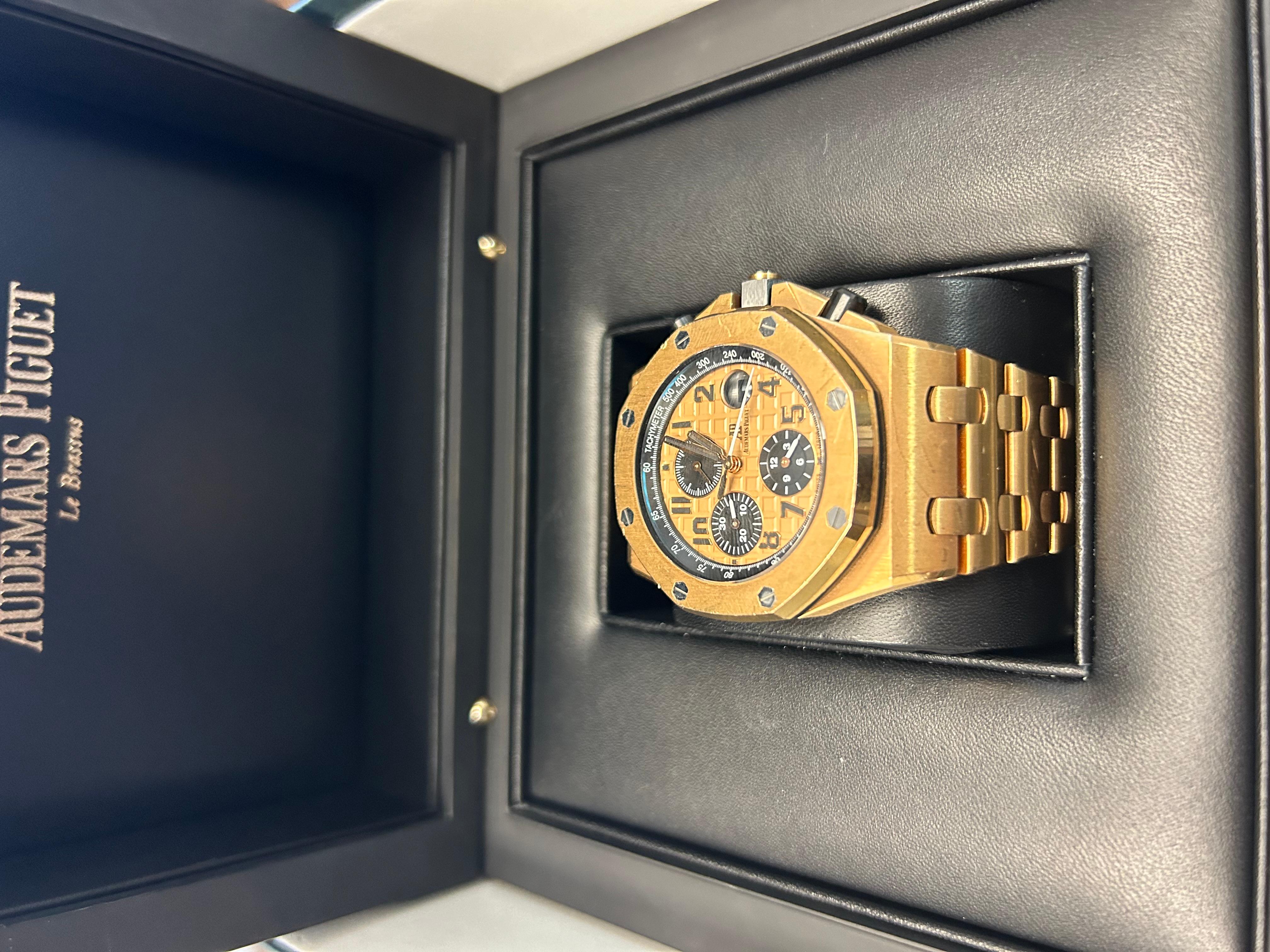 Audemars Piguet Royal Oak Offshore Rose Gold In Good Condition For Sale In New York, NY