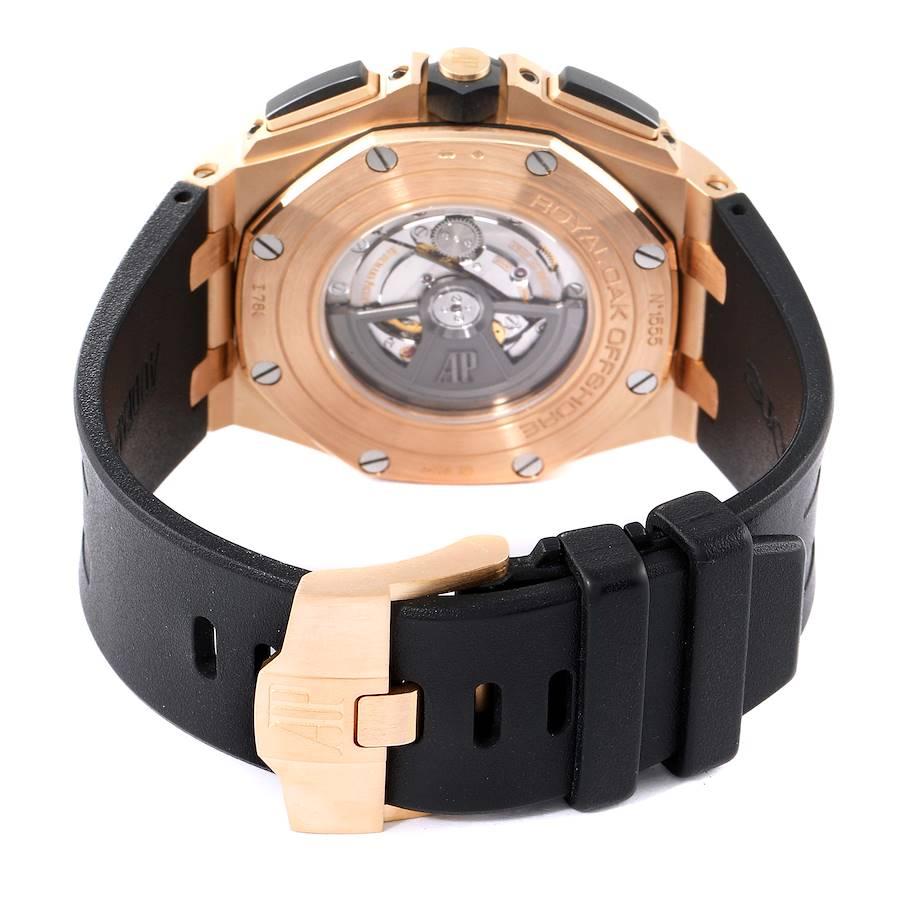 Men's Audemars Piguet Royal Oak Offshore Rose Gold Mens Watch 26401RO Papers For Sale