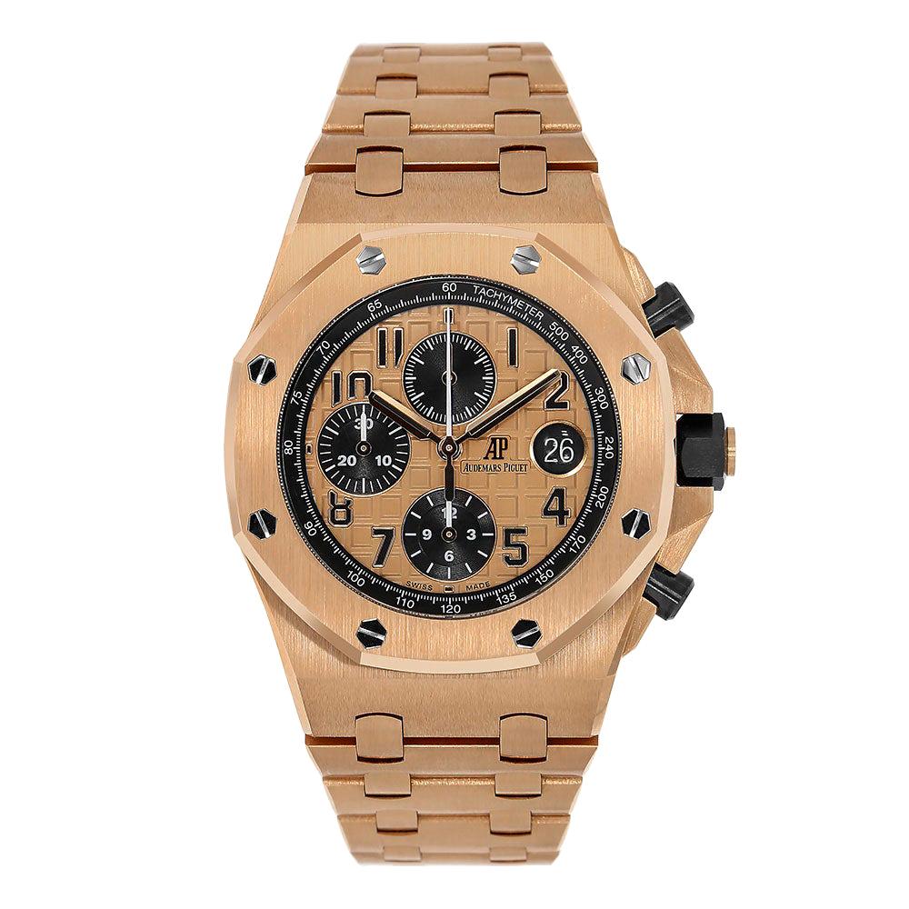 Audemars Piguet Royal Oak Offshore Rose Gold Watch 26470OR.OO.1000OR.01 For Sale