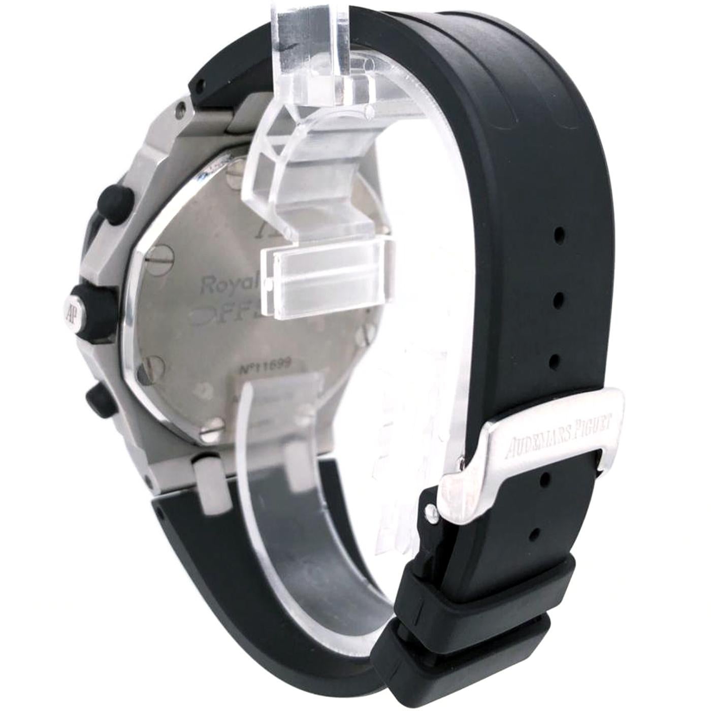 Audemars Piguet: Offshore-Chronograph aus Eichenholz mit schwarzem Zifferblatt 25940SK 4