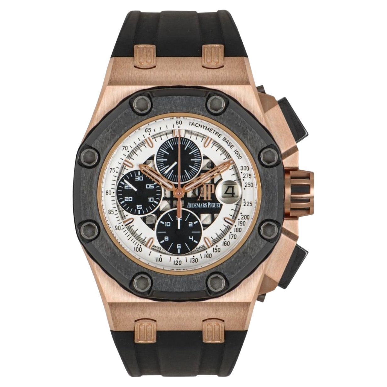 Audemars Piguet Royal Oak Offshore Rubens Barrichello II 26078RO.OO.DOO2CR.01 For Sale