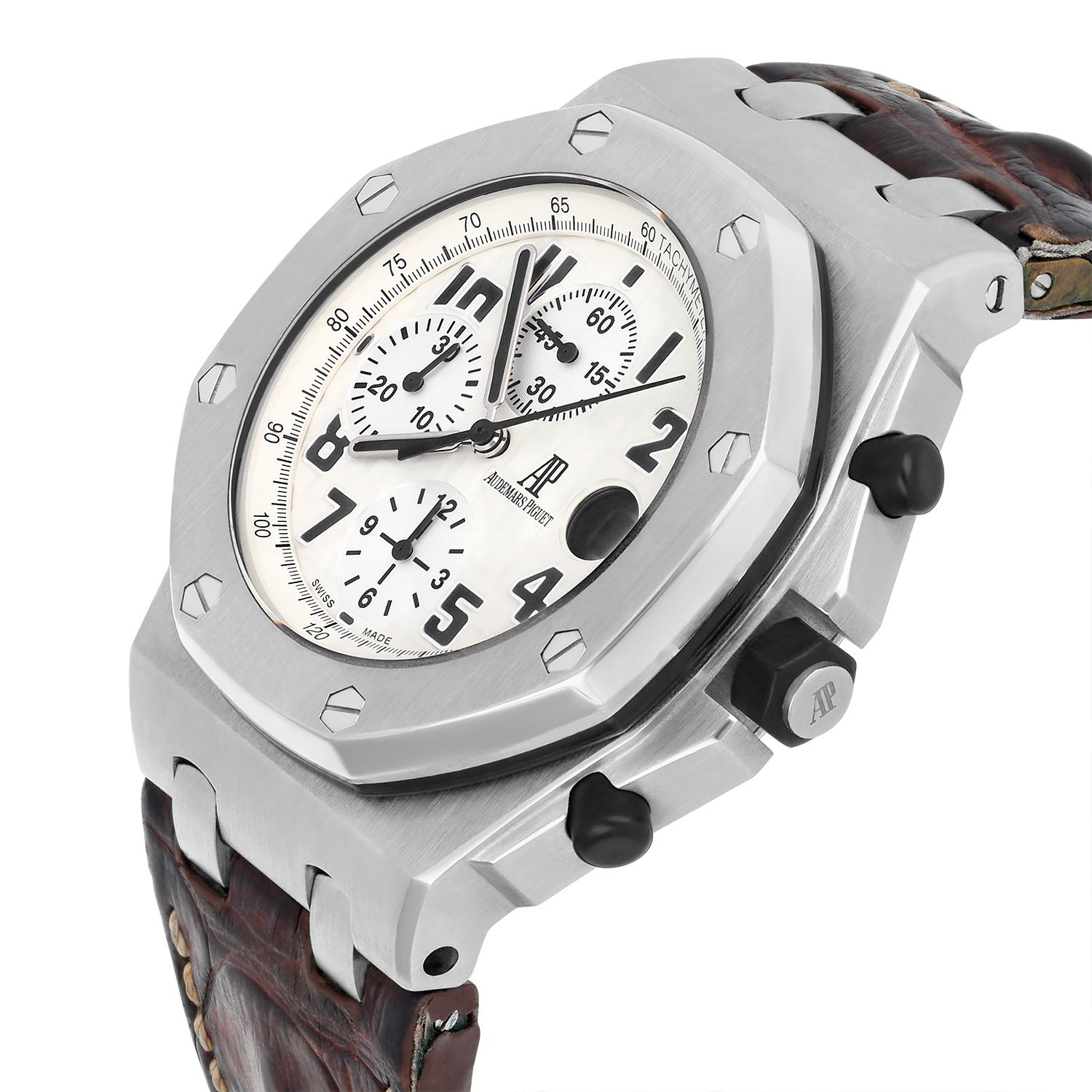 Audemars Piguet Royal Oak Offshore Safari 26020ST.OO.D091CR.01 Stahluhr 42mm im Angebot 1
