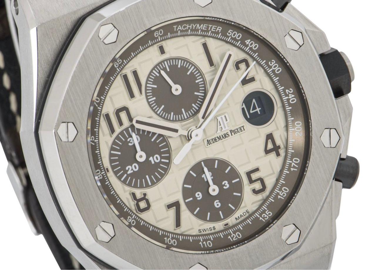 Audemars Piguet Royal Oak Offshore Safari 26470ST.OO.A801CR.01 In Excellent Condition In London, GB